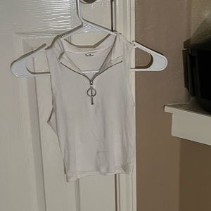 Cute white top I found at Platos closet